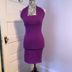 Radar sleeveless halter dress